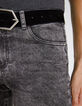 Vaqueros slim gris sculpt up bolsillo cadena joya mujer-4