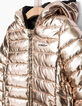 Chaqueta acolchada oro niña-6