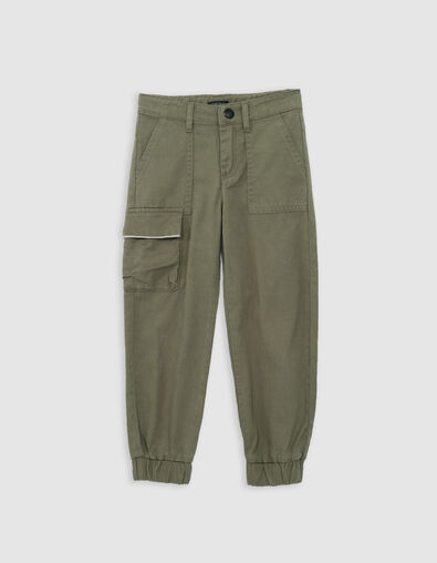 BATTLE broek kaki fantasie vlecht meisjeszak - IKKS