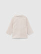 Beige gestreept blazer babyjongens-2