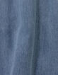 Robe chasuble en jean bleu fille-8