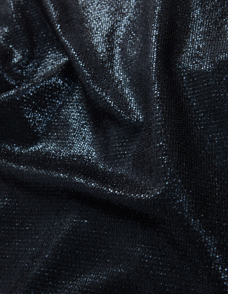 Pure Edition &ndash; Langes, schwarzes Damenkleid aus Lurex-7