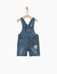 Conjunto camiseta y peto vaquero bebé niño -2
