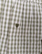 Blusa caqui con corazones flocados y lazos para ni&ntilde;a-6