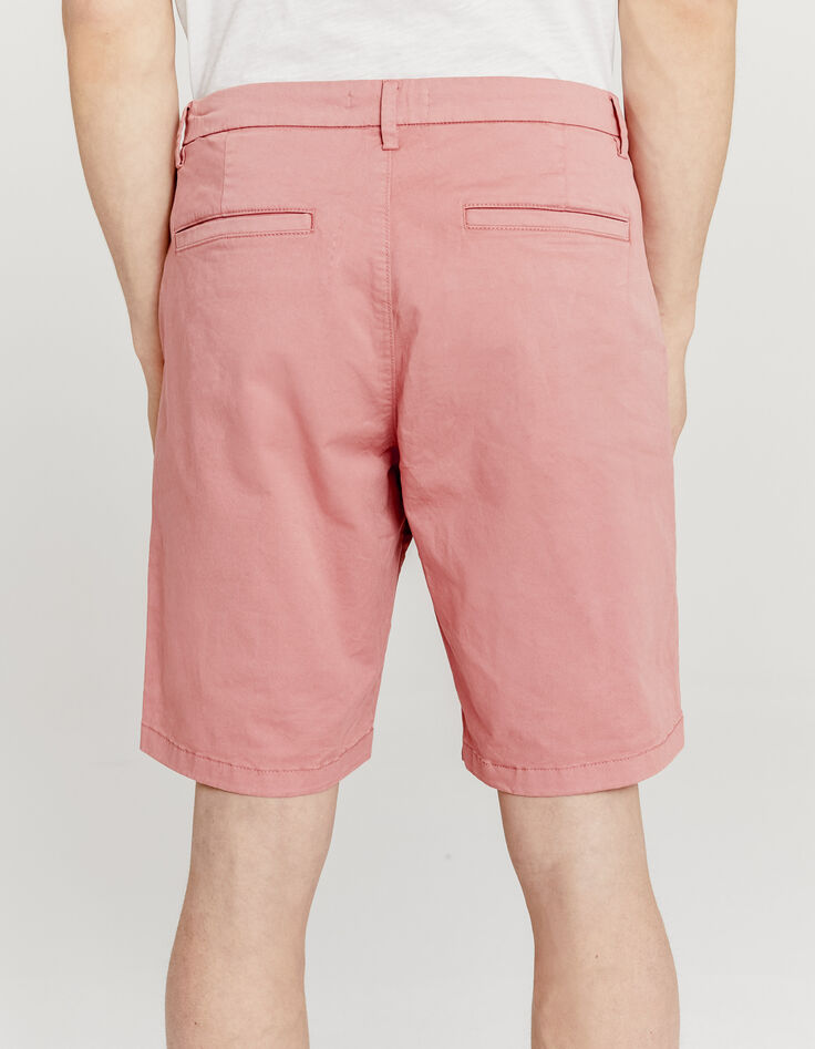 Bermudas chino TAPERED coral Hombre-3