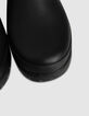 Schwarze Chelsea-Damengummistiefel Profilsohle-7
