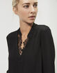 Zwarte damesblouse-4
