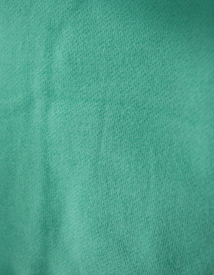 Baby boys’ green sweatshirt fabric cardigan, goggles hood - IKKS