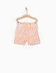 Short pêche à rayures fille-4