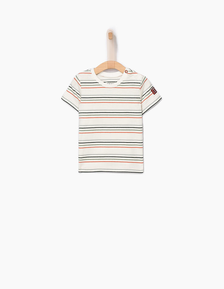 Conjunto camiseta y peto vaquero bebé niño -5