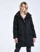 Schwarze Damensteppjacke-2