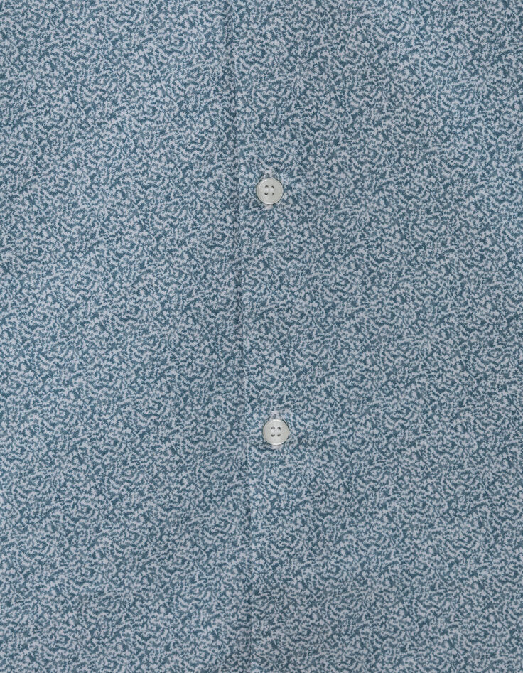 Men&rsquo;s storm SLIM shirt with coral print-8