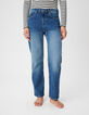 Anders Damen-Jeans mit geradem Bein, blau, 7/8-L&auml;nge-5