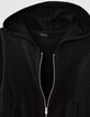 Zwart vest lurex tricot met sieraad-visgraten-8