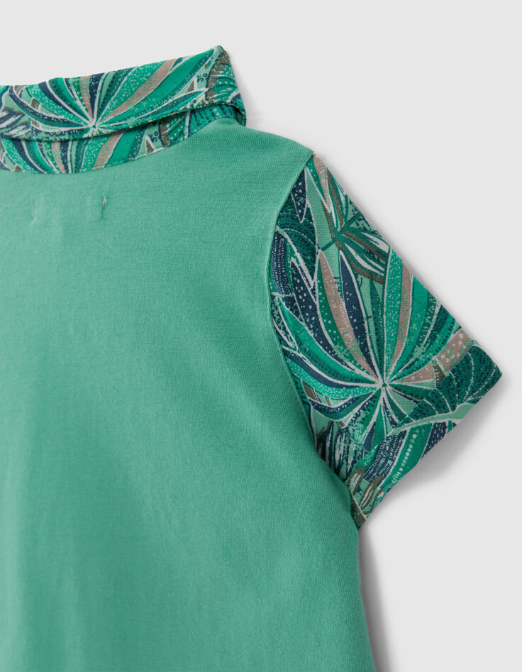 Baby boys’ green LENZING™ ECOVERO™ with exotic motif-5