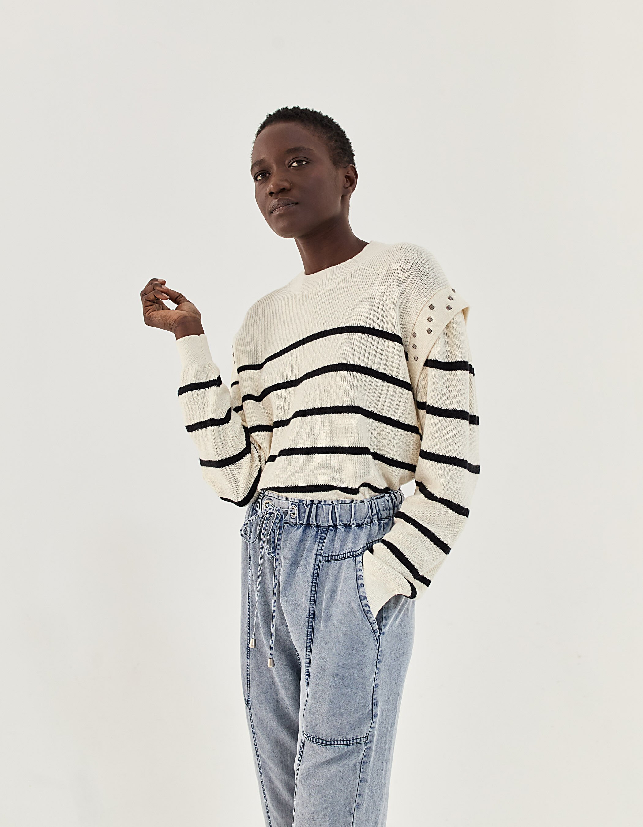 Pull marinière femme zara deals