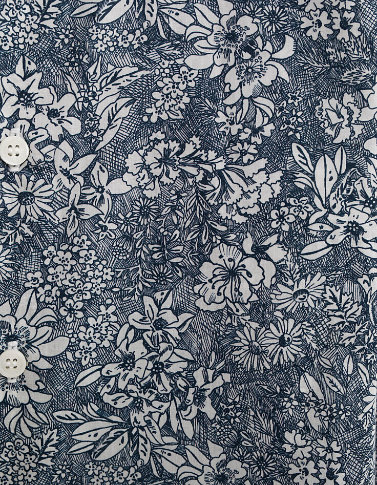 Chemise indigo à imprimé Liberty® garçon-6 Chemise indigo à imprimé Liberty® garçon-6
