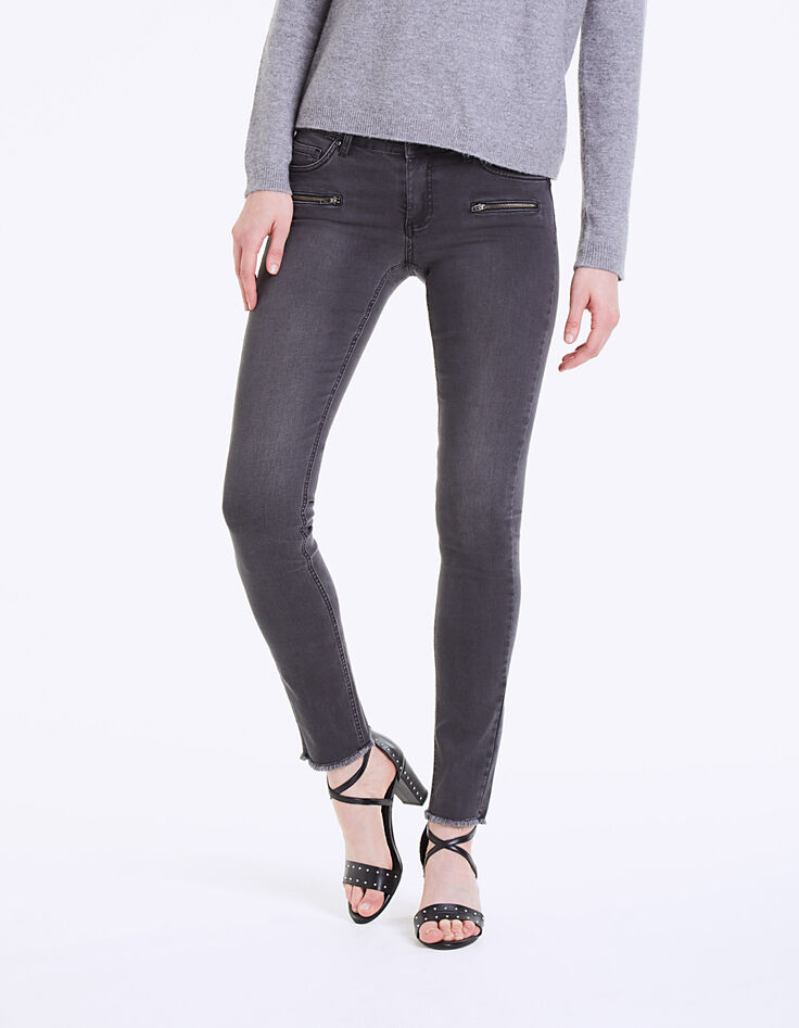 Women's sculpt-up slim jeans with zips-2