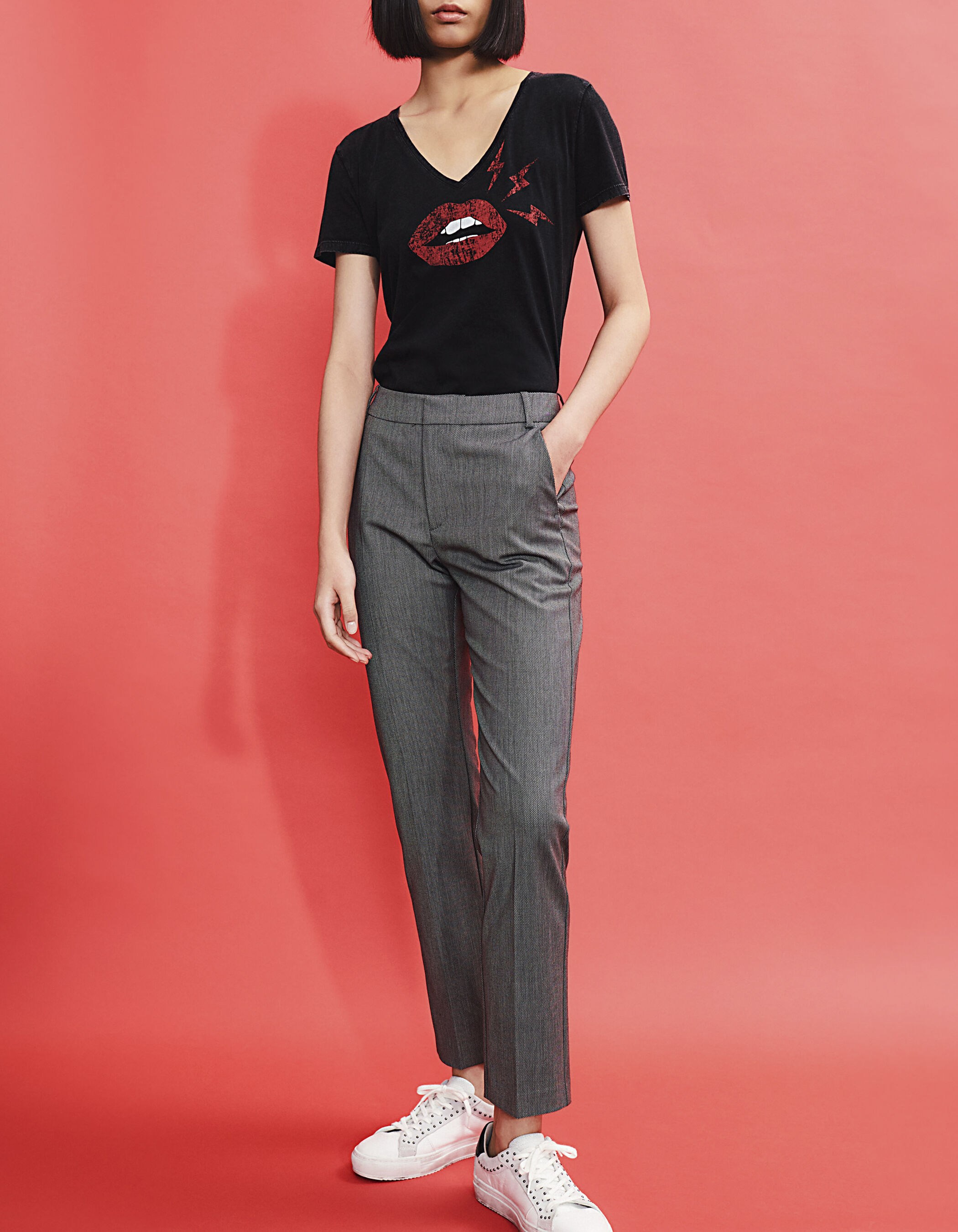 Pantalon deals laine femme