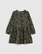 2-in-1 M&auml;dchenkleid mit Camouflageblumenprint und Sweatshirt-7