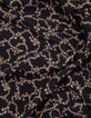 Men's black SLIM shirt with skull and flowers print-9