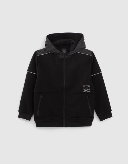 iLH Pull à capuche léger pour fee, otif patchwork de couleurs