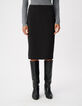 Jupe crayon noire Femme-3