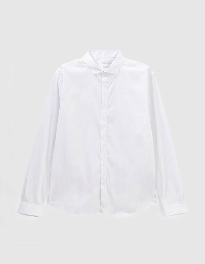 Weißes SLIM-Herrenhemd EASY CARE-6