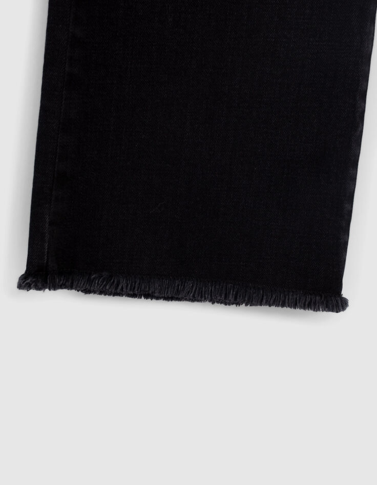Jeans flare negros tobilleros Powerstretch Waterless mujer-3