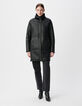 Manteau noir mi-long peau retournée Femme-6