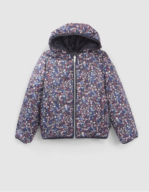 Bedruckte oder bestickte Mädchenwendesteppjacke