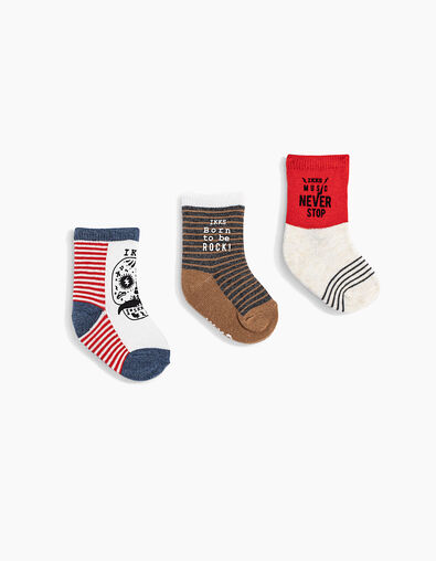 Calcetines trío bebé niño - IKKS