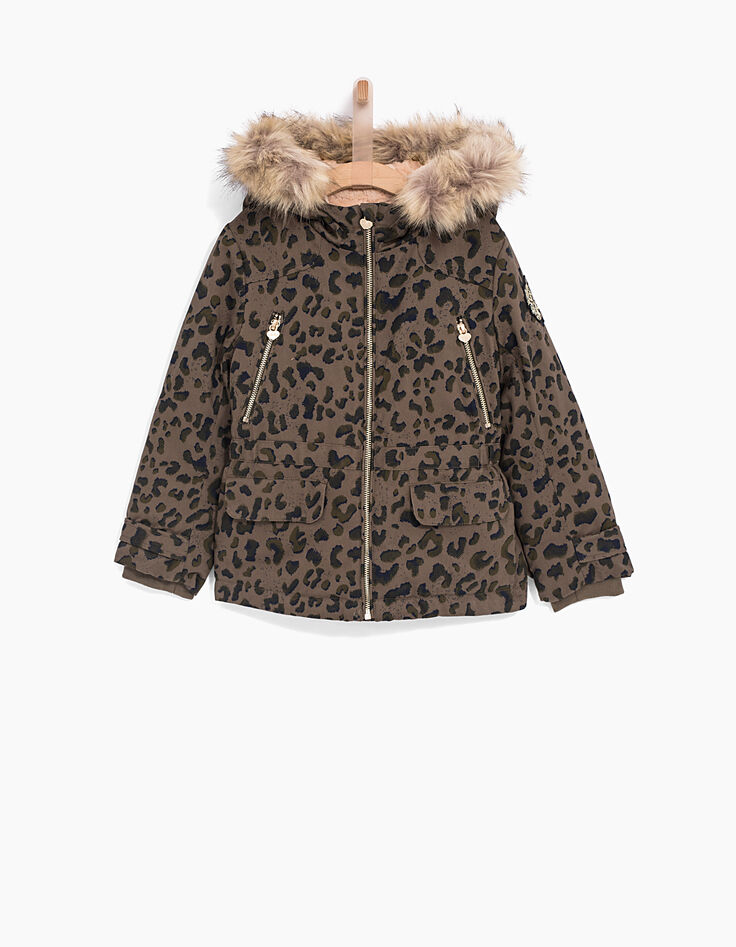 Parka léopard fille-2