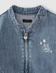 Bomber jean light blue estampado espalda ni&ntilde;a-4