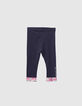 Leggings marine b&eacute;b&eacute; fille-1