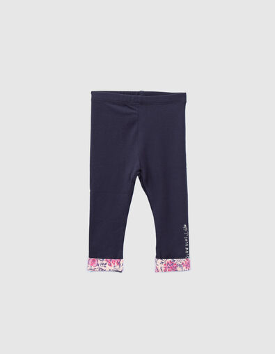 Leggings marine b&eacute;b&eacute; fille - IKKS