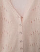 Cardigan rose fille-4
