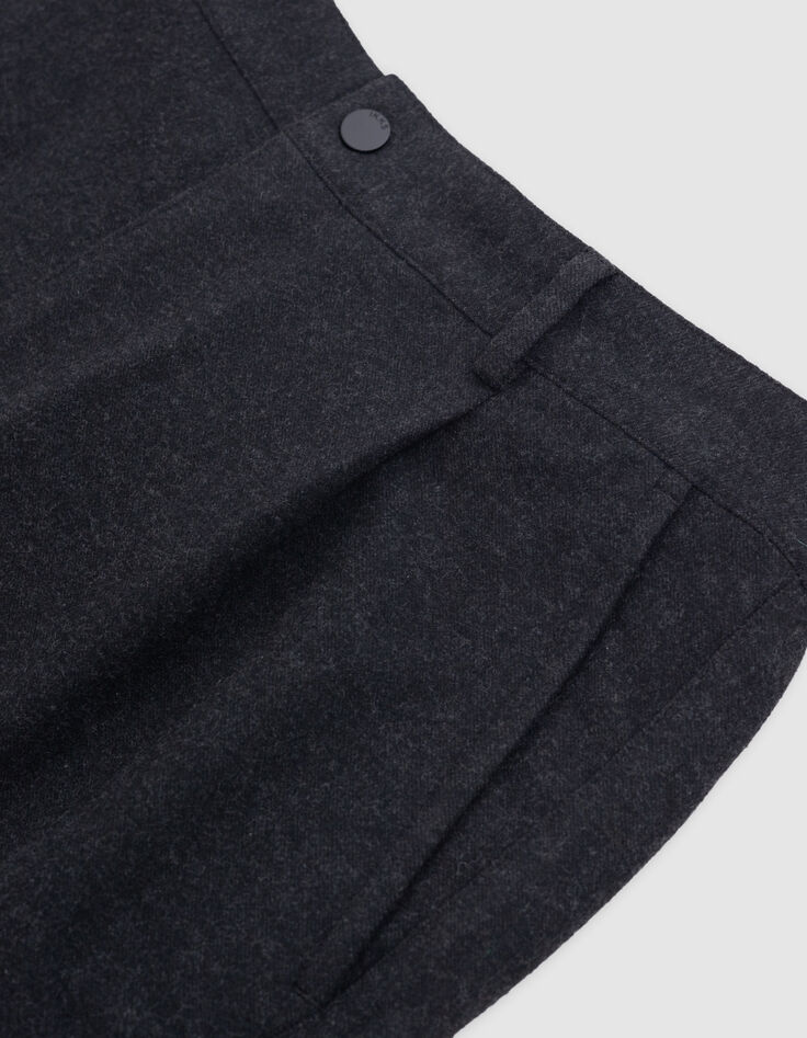 Anthrazitfarbene Flanell-Hose f&uuml;r Herren-4