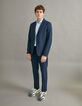Men’s navy seersucker suit jacket-7