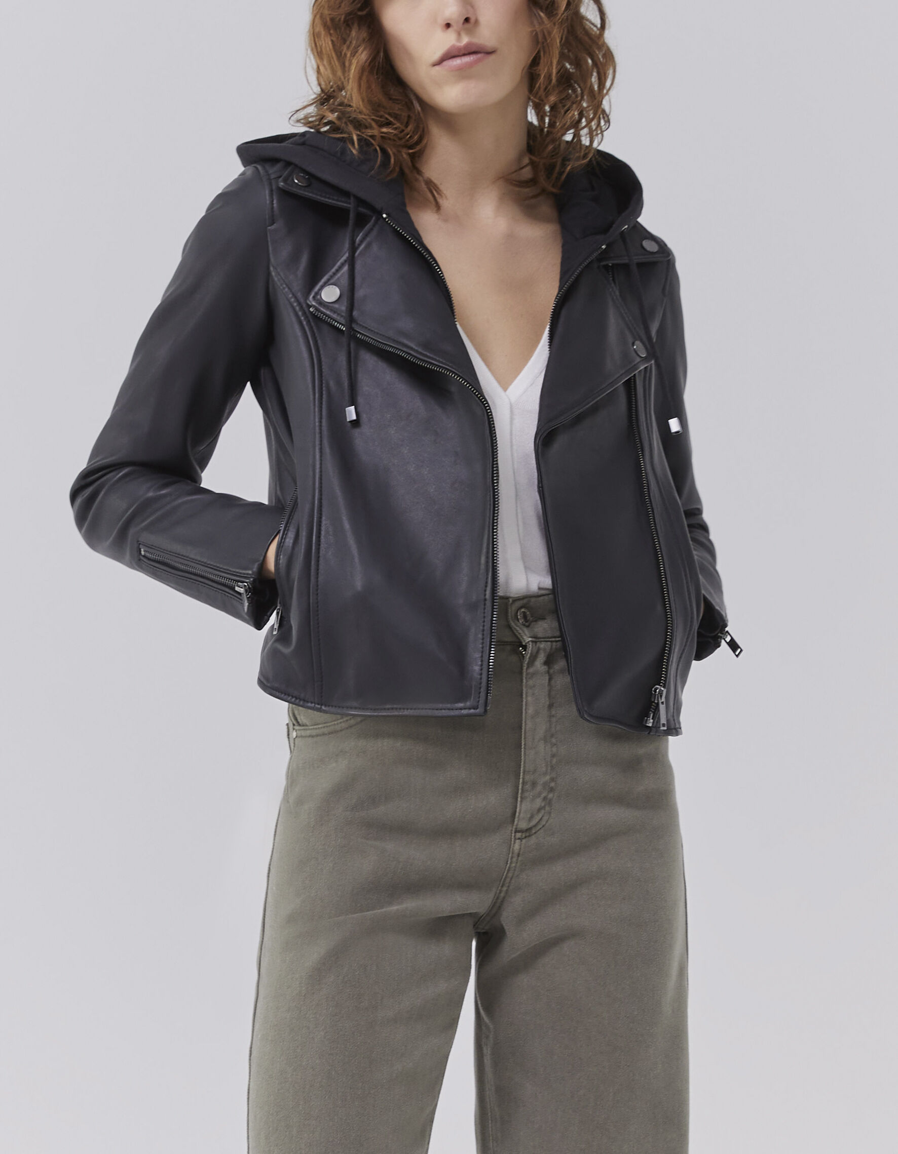 Blouson best sale cuir ikks