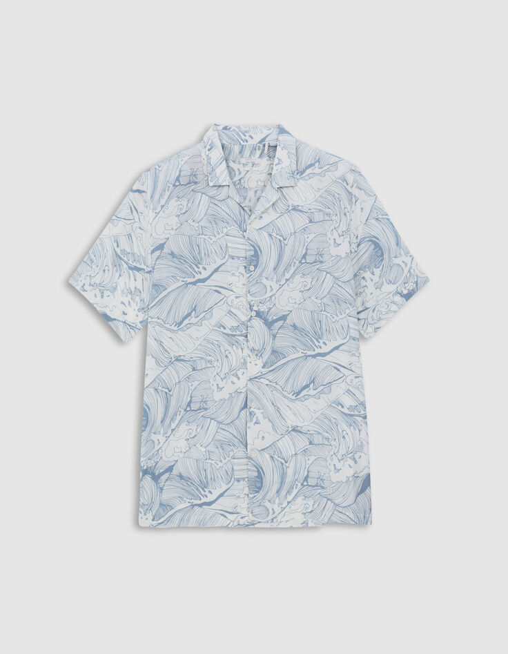 Men&rsquo;s storm REGULAR shirt with wave print-6