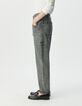 Jean battle gris ceinturé 7/8e Sélène Femme-3