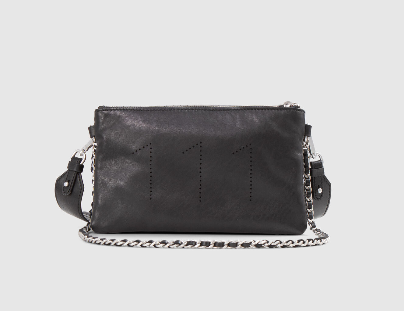 Damentasche 111&nbsp;KINGSTON schwarz perforiertes Leder - IKKS-3