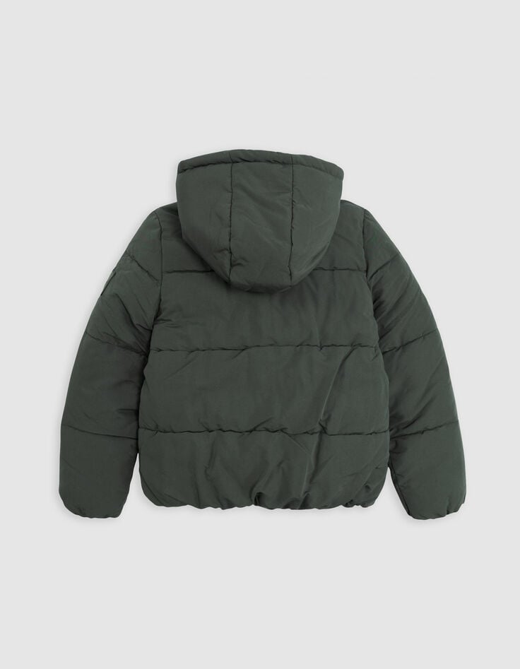 Doudoune 2-en-1 kaki avec gilet sherpa fille-3 Doudoune 2-en-1 kaki avec gilet sherpa fille-3