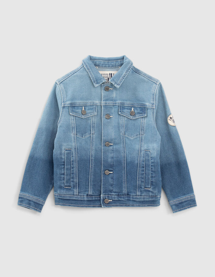 GANT - La veste en jean 100% coton - blue denim