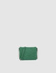 Women’s green leather 1440 Steward shoulder bag-1