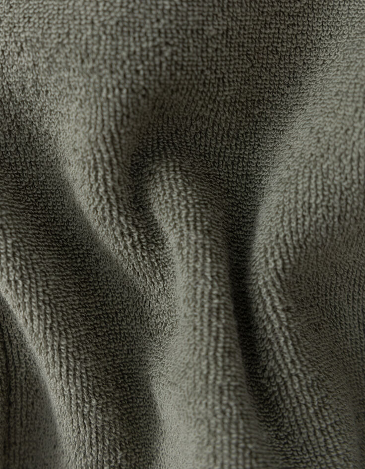 Khaki Jungenbermudas aus Frottee-10