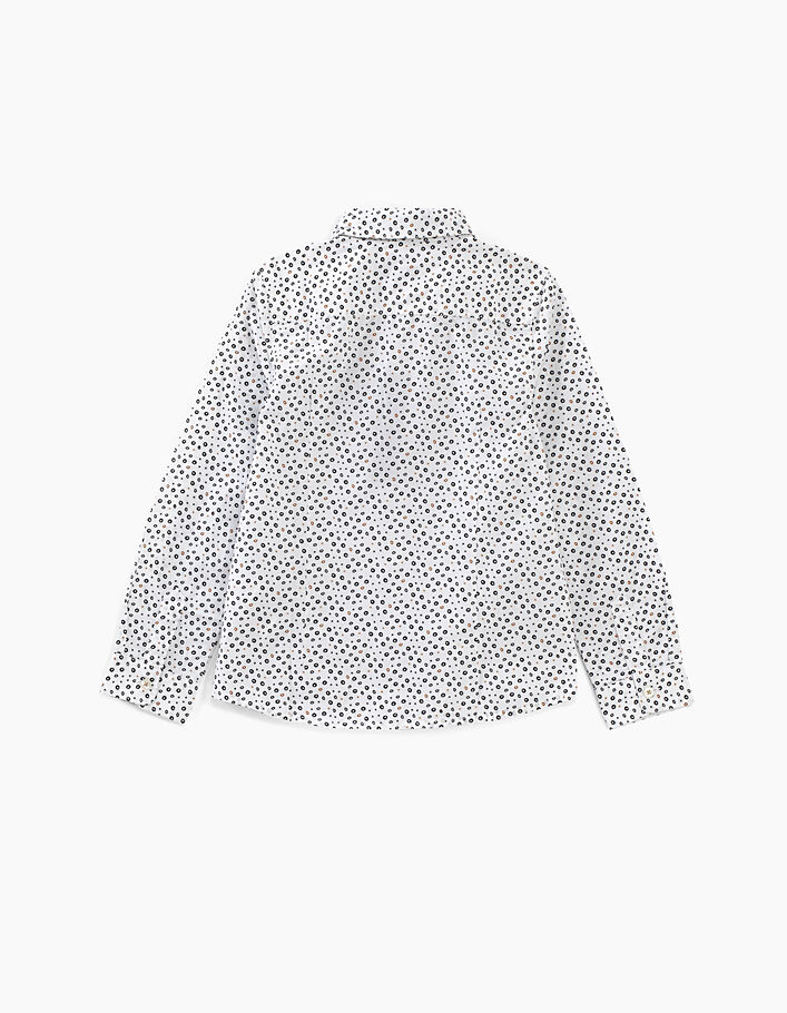 Boys’ off-white leopard print shirt  - IKKS