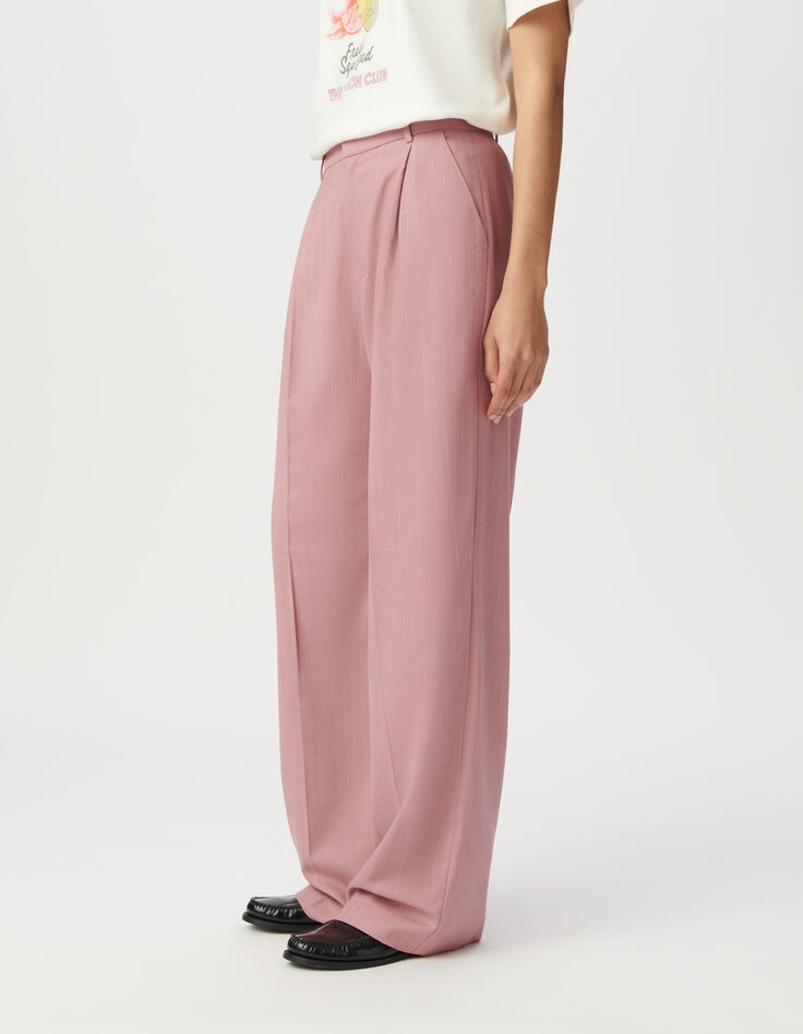 Rosa Anzughose für Damen-2