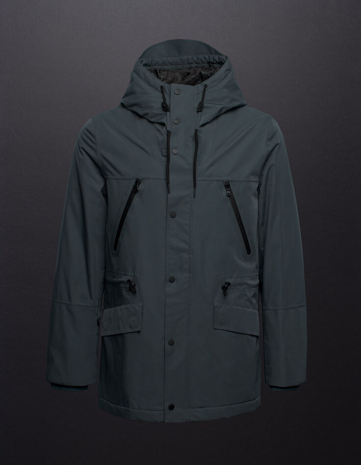 Parka asfalt WATERPROOF multi-zakken Heren-6